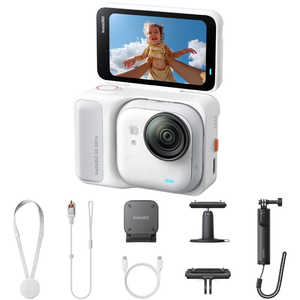 INSTA360 GO Ultra クリエイターバンドル ［4K対応 / 防水］ アークティックホワイト CINSABEA-GOULTRA05