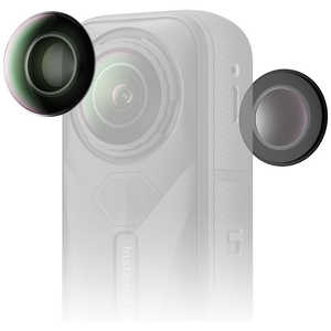 INSTA360 X5 レンズ交換セット(ダブルレンズ) ブラック CINSCAHL INSTA360 X5 レンズ交換セット(ダブルレンズ) ブラック CINSCAHL