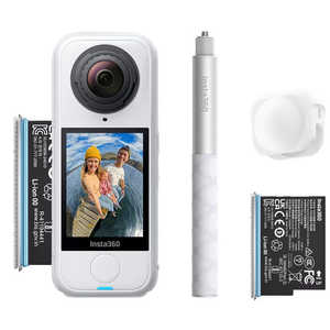 INSTA360 X4 Air スターターバンドル ［4K対応 / 防水］ アークティックホワイト CINSAAFA-SE17