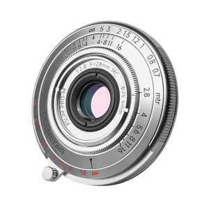 BRIGHTINSTAR 28mm F2.8 ���C�JM�}�E���g �V���o�[ BS-28F28-M-S