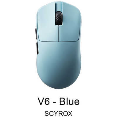 SCYROX ゲーミングマウス V6 Blue ［光学式 / 有線/無線(ワイヤレス