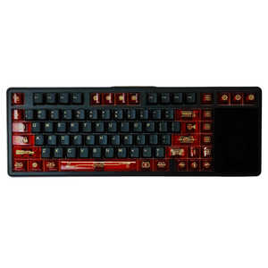 AULA L99 Red ��ʕt���Q�[�~���O�L�[�{�[�h / 3.98�C���` IPS�t���J���[�f�B�X�v���C�t / Caramel Latte Switch L99JCL-RB