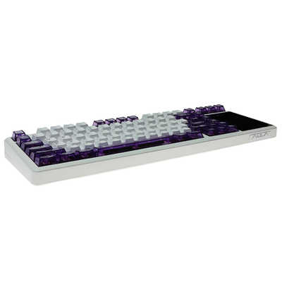 AULA L99 Purple 画面付きゲーミングキーボード / 3.98インチ IPS