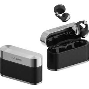 BUTTONS バトンズ クリップ シルバーブラック ［ワイヤレス(左右分離) / Bluetooth対応］ BN-0008