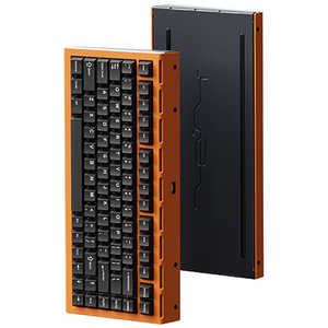 KIBU ゲーミングキーボード HOVEY WORKS ZENT75-HE ラピッドトリガー対応/Gateron Jade Pro Switch搭載/英語配列/磁気スイッチ/有線/オレンジ HW-ZENT75ORANGE KIBU ゲーミングキーボード HOVEY WORKS ZENT75-HE ラピッドトリガー対応/Gateron Jade Pro Switch搭載/英語配列/磁気スイッチ/有線/オレンジ HW-ZENT75ORANGE