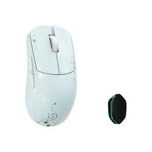 KIBU ゲーミングマウス Meiying ブルーキャット ［光学式 / 有線/無線(ワイヤレス) / 5ボタン / USB］ WL-YMG-BC