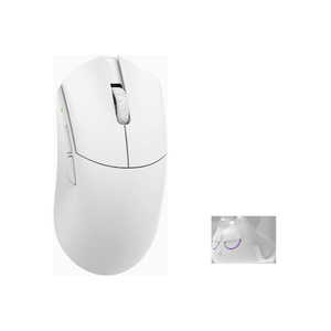 KIBU ゲーミングマウス Beast G Max ［光学式 / 有線/無線(ワイヤレス) / 5ボタン / USB］ WLMOUSE White WL-BGMAX-WHITE