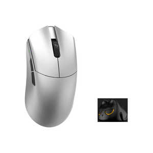 KIBU ゲーミングマウス Beast G Max ［光学式 / 有線/無線(ワイヤレス) / 5ボタン / USB］ WLMOUSE Silver WL-BGMAX-SILVER