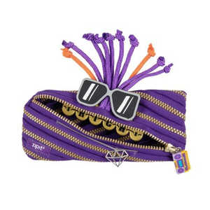 ZIPIT ジップイット zipit ペンケース リッチ/パープルXマルチ ZIPIT09 ZIPIT ジップイット zipit ペンケース リッチ/パープルXマルチ ZIPIT09