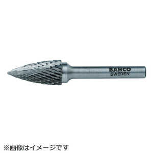 スナップオンツールズ トンガリ形超硬ロータリーバーシングルカット BAHG1225M06