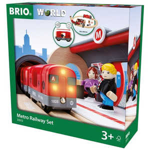 BRIO 33513 メトロレールウエイセット BRIOメトロレｰルウェイセット(ブリ