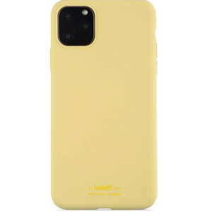 HOLDIT iPhone 11 Pro Max 6.5インチ用 ソフトタッチシリコーンケース 14312 Yellow