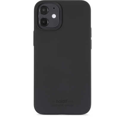 HOLDIT iPhone12mini用ソフトタッチシリコーンケース ブラック Black