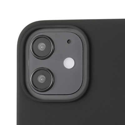 HOLDIT iPhone12mini用ソフトタッチシリコーンケース ブラック Black