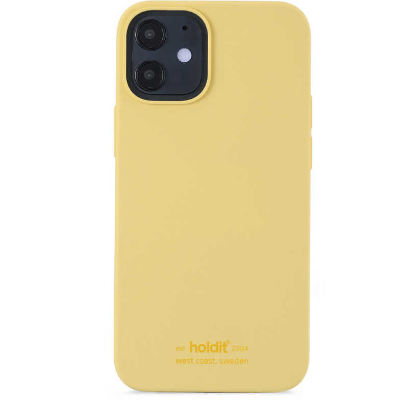 HOLDIT HOLDIT iPhone12mini用ソフトタッチシリコーンケース イエロー Yellow 14767 14767