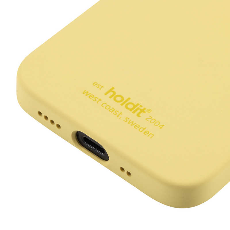 HOLDIT HOLDIT iPhone12mini用ソフトタッチシリコーンケース イエロー Yellow 14767 14767