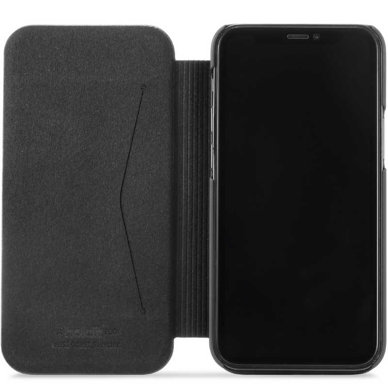 HOLDIT HOLDIT iPhone12mini用Slim Flip手帳スタンド機能付 ブラック Black 14776 14776