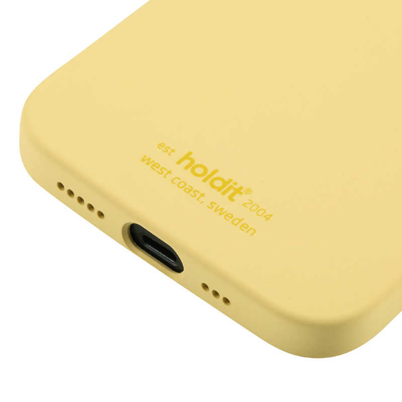 HOLDIT HOLDIT iPhone12/12pro用ソフトタッチシリコーンケース イエロー Yellow 14785 14785