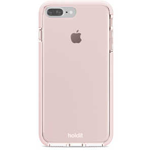 HOLDIT iPhone 8Plus/7Plus シースルークリアケース ブラッシュピンク Seethru 15055