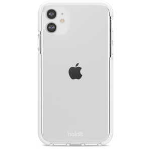 HOLDIT iPhone 11/XR シースルークリアケース ホワイト Seethru 15064