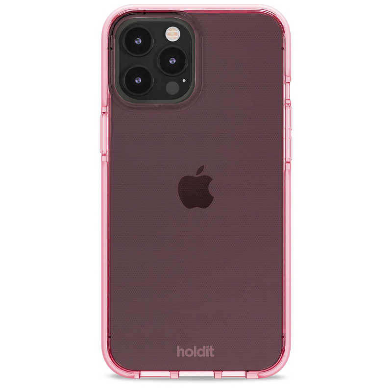 HOLDIT HOLDIT iPhone 12ProMAX シースルークリアケース ブライトピンク Seethru 15377 15377