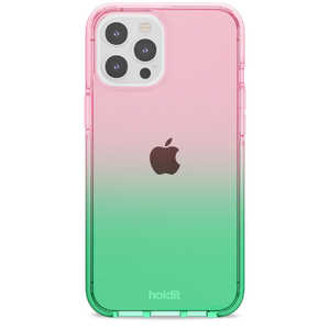 HOLDIT iPhone 12ProMAX シースルークリアケース グリーンピンク Seethru 15437 HOLDIT iPhone 12ProMAX シースルークリアケース グリーンピンク Seethru 15437