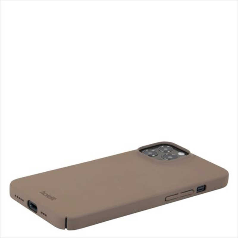 HOLDIT HOLDIT iPhone 12/12Pro ストラップホール付きハードケース モカブラウン Slim Case 15831 15831