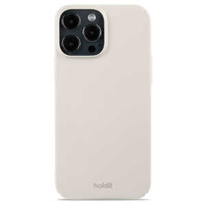 HOLDIT iPhone 13ProMAX ストラップホール付きハードケース ライトベージュ Slim Case 15840