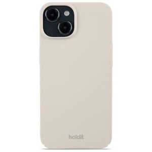 HOLDIT iPhone 14/13 ストラップホール付きハードケース ライトベージュ Slim Case  15844