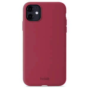 HOLDIT iphone 11/XR ソフトタッチシリコーンケース レッドベルベット 15894 HOLDIT iphone 11/XR ソフトタッチシリコーンケース レッドベルベット 15894