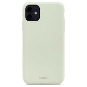 HOLDIT iPhone 11/XR ソフトタッチシリコーンケース ホワイトモス 15901