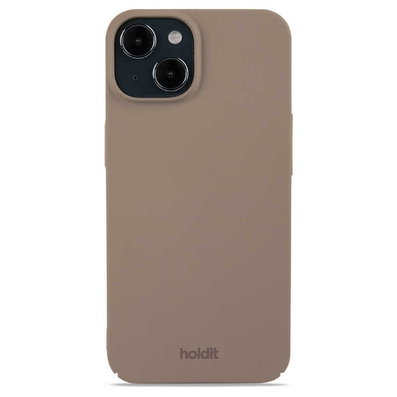 HOLDIT HOLDIT iPhone15 6.1インチ 薄型ハードケース モカブラウン Slim Case  