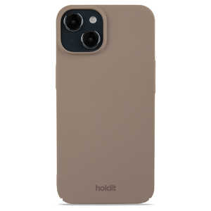 HOLDIT iPhone15 6.1インチ 薄型ハードケース モカブラウン Slim Case 