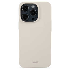 HOLDIT iPhone15 Pro 6.1インチ 薄型ハードケース ライトベージュ Slim Case 