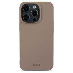 HOLDIT iPhone15 Pro 6.1インチ 薄型ハードケース モカブラウン Slim Case 