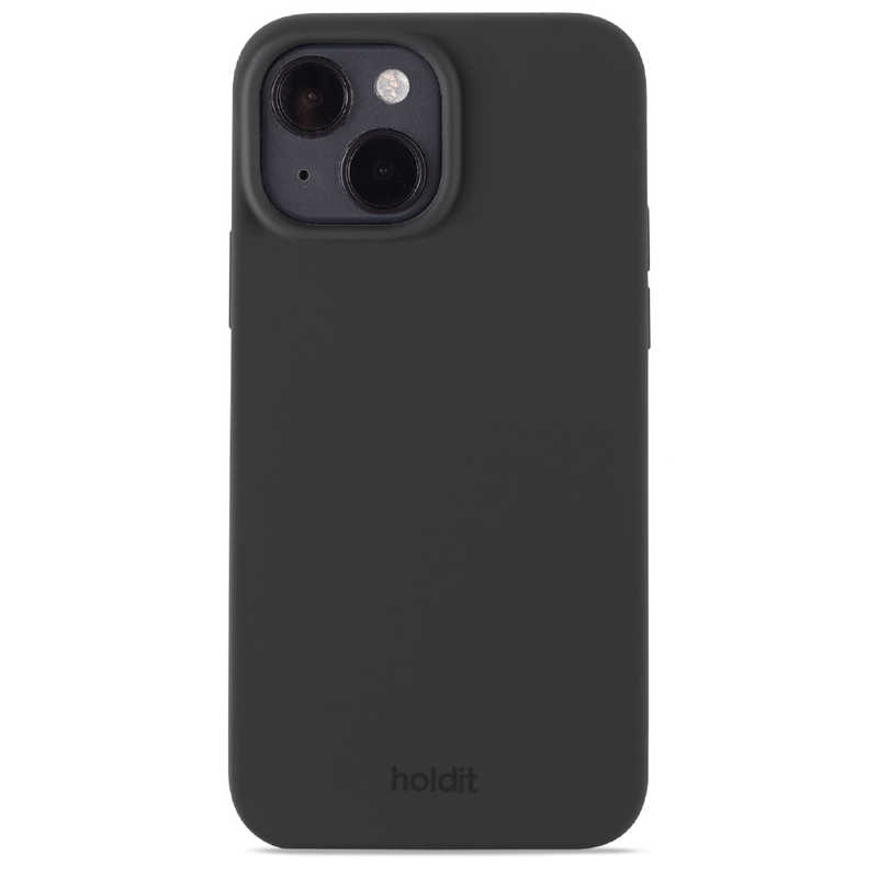 HOLDIT HOLDIT iPhone15 6.1インチ ソフトタッチシリコーンケース ブラック  