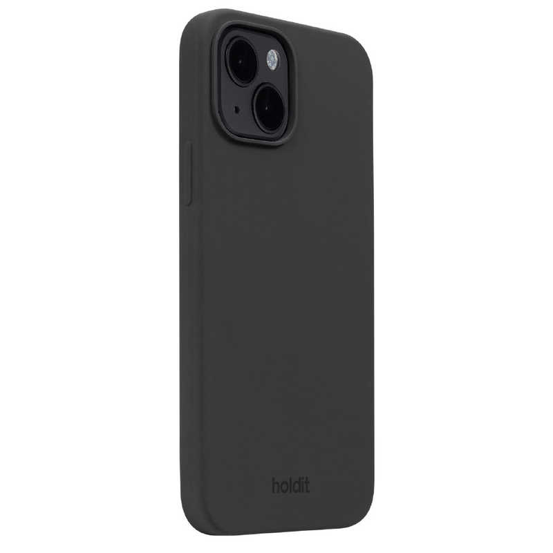 HOLDIT HOLDIT iPhone15 6.1インチ ソフトタッチシリコーンケース ブラック  
