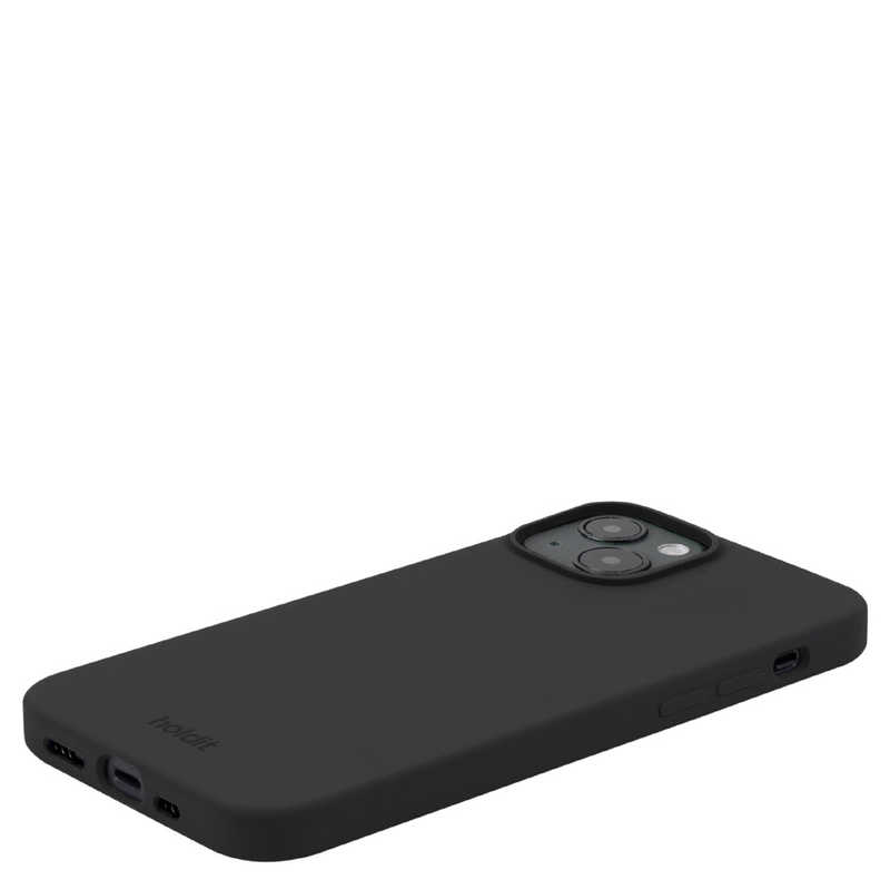 HOLDIT HOLDIT iPhone15 6.1インチ ソフトタッチシリコーンケース ブラック  