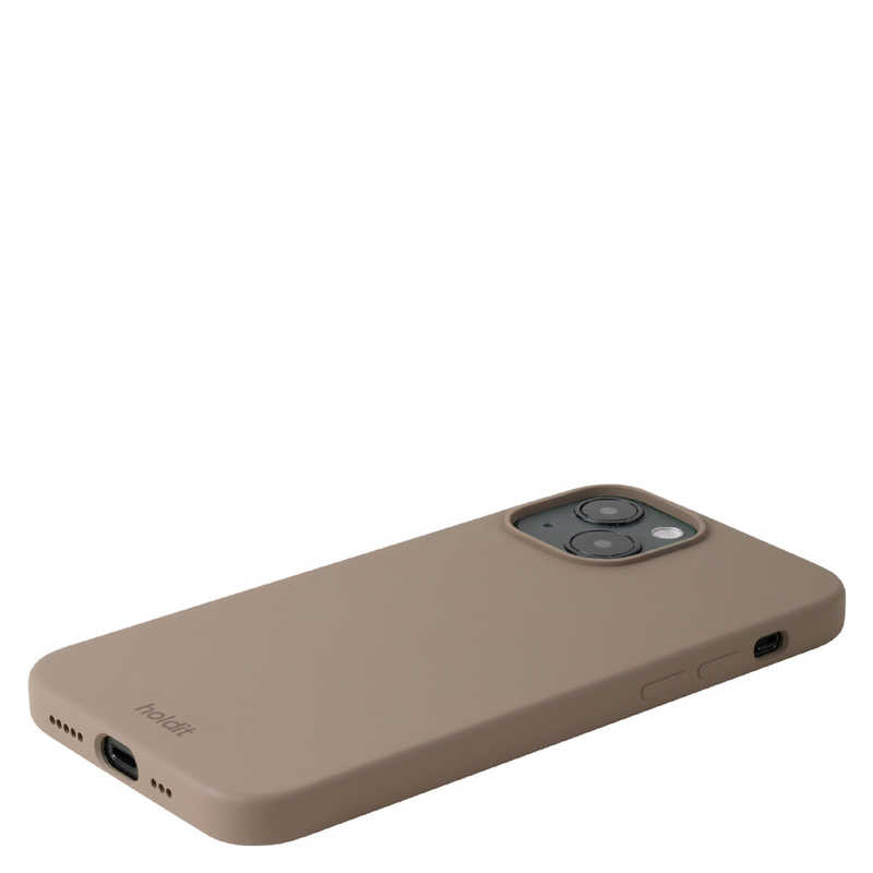 HOLDIT HOLDIT iPhone15 6.1インチ ソフトタッチシリコーンケース モカブラウン  
