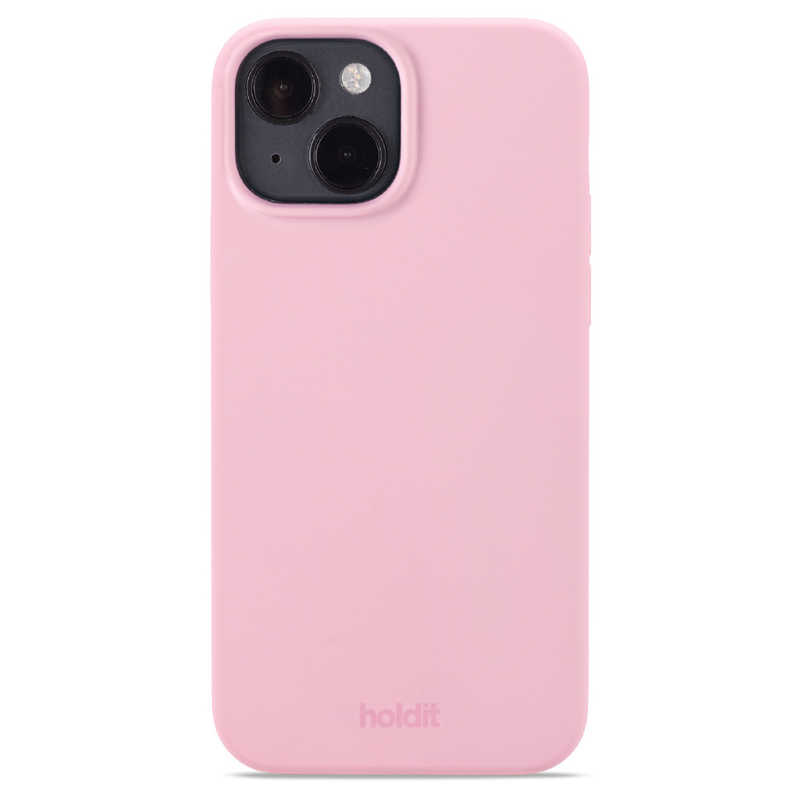 HOLDIT HOLDIT iPhone15 6.1インチ ソフトタッチシリコーンケース ピンク  