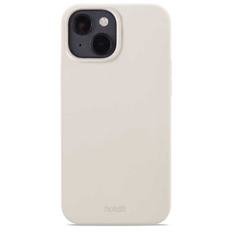 HOLDIT HOLDIT iPhone15 6.1インチ ソフトタッチシリコーンケース ライトベージュ  