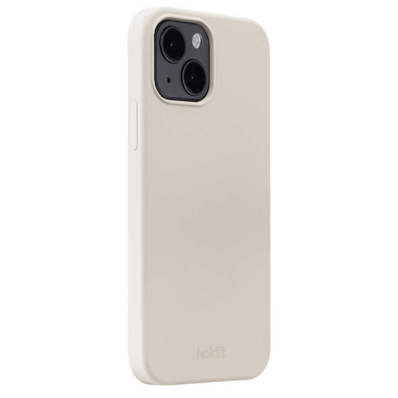 HOLDIT HOLDIT iPhone15 6.1インチ ソフトタッチシリコーンケース ライトベージュ  