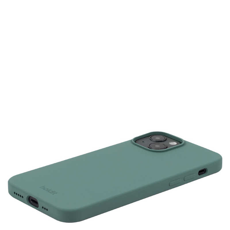 HOLDIT HOLDIT iPhone15 6.1インチ ソフトタッチシリコーンケース モスグリーン  