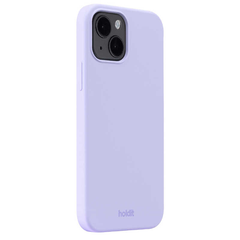HOLDIT HOLDIT iPhone15 6.1インチ ソフトタッチシリコーンケース ラベンダー  