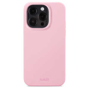 HOLDIT iPhone15 Pro 6.1インチ ソフトタッチシリコーンケース ピンク 