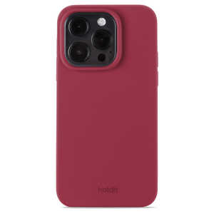 HOLDIT iPhone 15 Pro (6.1インチ) ソフトタッチシリコーンケース レッドベルベット 15998 HOLDIT iPhone 15 Pro (6.1インチ) ソフトタッチシリコーンケース レッドベルベット 15998