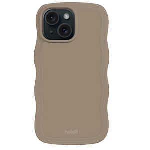 HOLDIT iPhone15PLus/14Plus 耐衝撃ケース モカブラウン Wavy 16217 HOLDIT iPhone15PLus/14Plus 耐衝撃ケース モカブラウン Wavy 16217