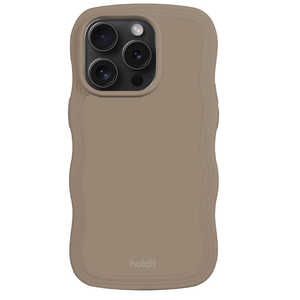 HOLDIT iPhone15Pro 耐衝撃ケース モカブラウン Wavy 16223 HOLDIT iPhone15Pro 耐衝撃ケース モカブラウン Wavy 16223