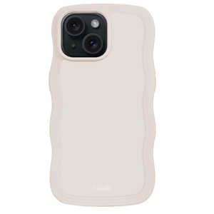 HOLDIT iPhone15PLus/14Plus 耐衝撃ケース ライトベージュ Wavy 16243 HOLDIT iPhone15PLus/14Plus 耐衝撃ケース ライトベージュ Wavy 16243