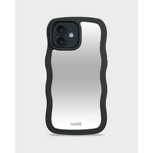 HOLDIT iPhone12Pro/12 ミラーケース ブラック Wavy 16311 HOLDIT iPhone12Pro/12 ミラーケース ブラック Wavy 16311